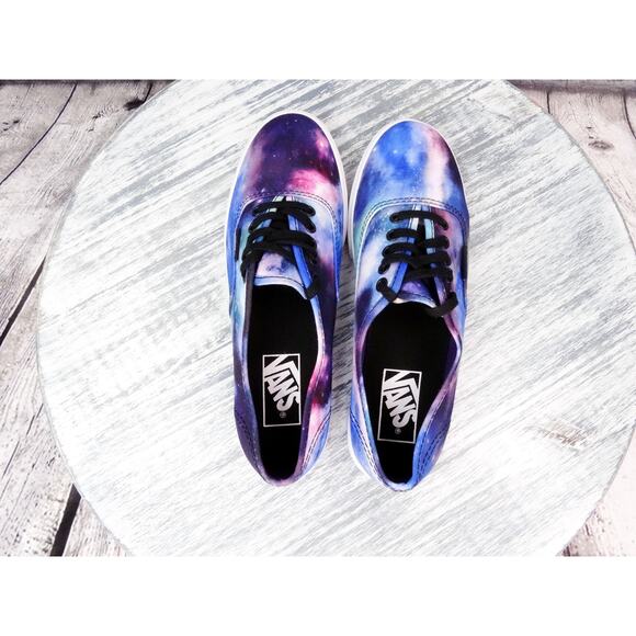 Vans Lo Pro Cosmic Galaxy Black/Tru White Women 6.5 New In Box - Picture 8 of 11